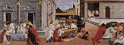 Nobilo St. Maas three miracles, Sandro Botticelli